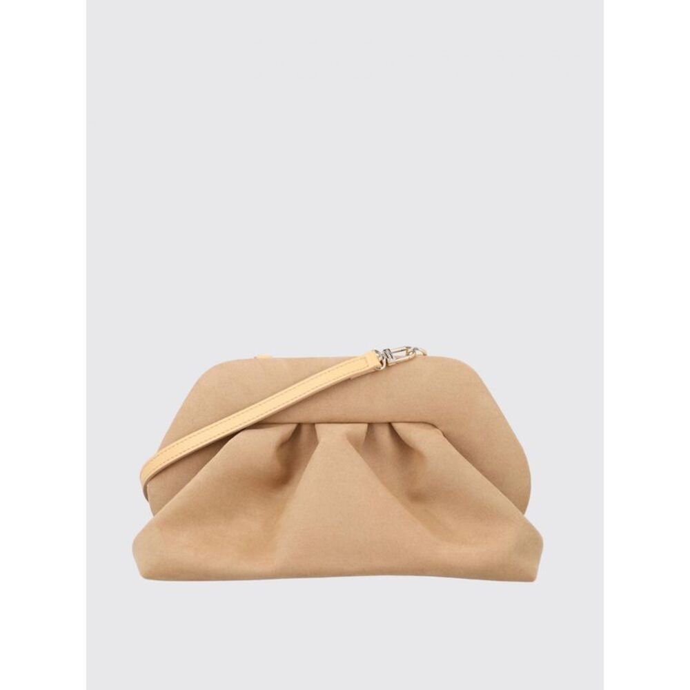 Themoire Clutch Woman Biscuit